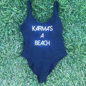 Karma's a Beach one piece bathing suit